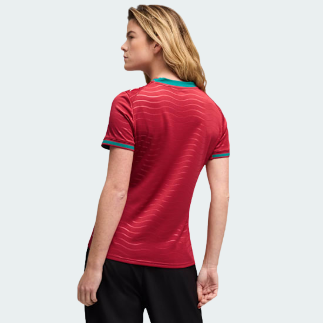 Camisa Feminina Portugal 2026/27 I - vista traseira
