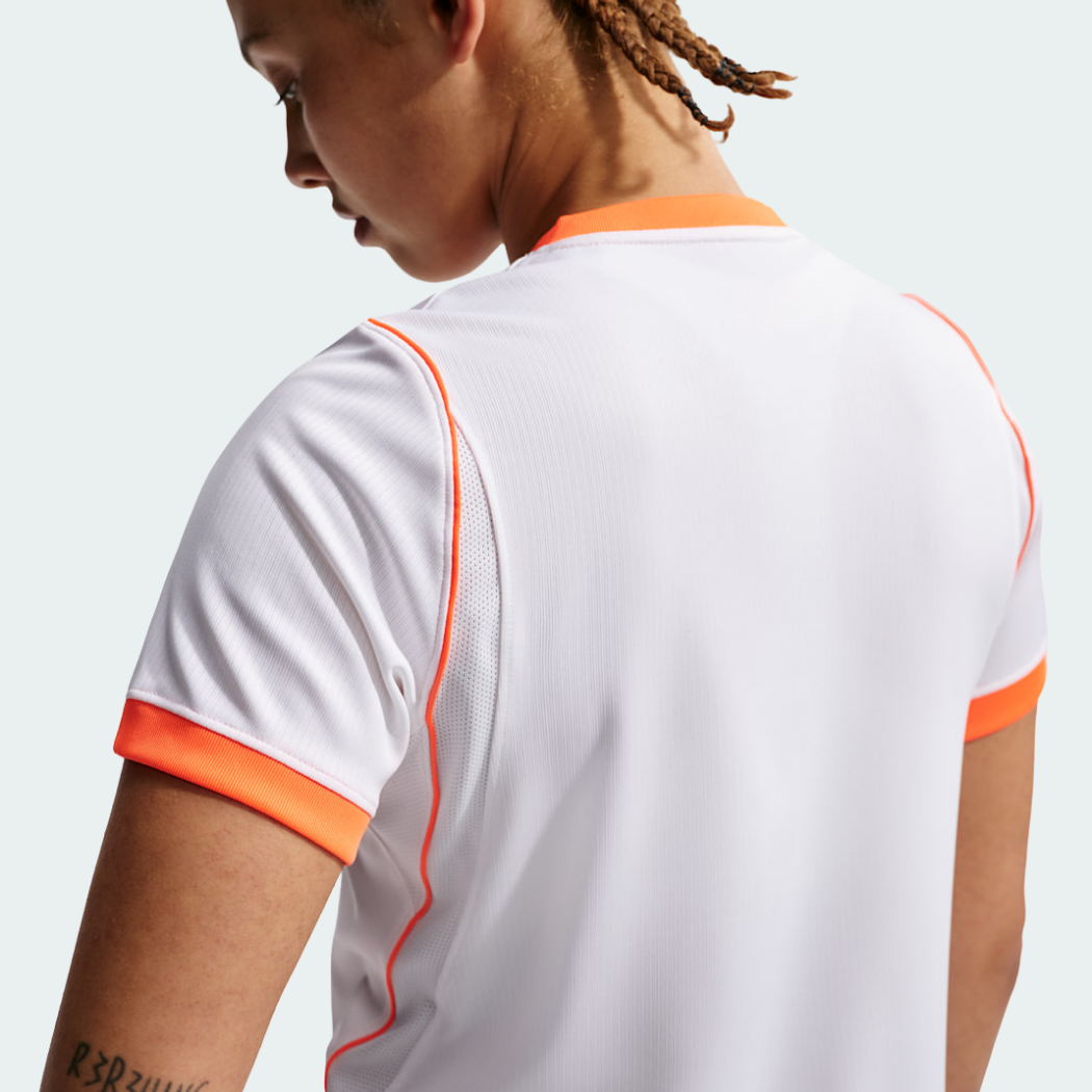 Camisa Feminina Holanda 2026/27 II - vista traseira