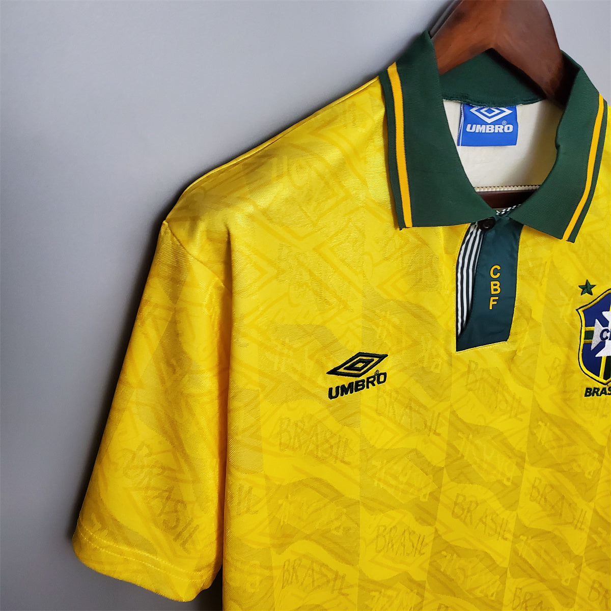 Camisa Seleção Brasil Home - Retrô 1991/92 - etiqueta