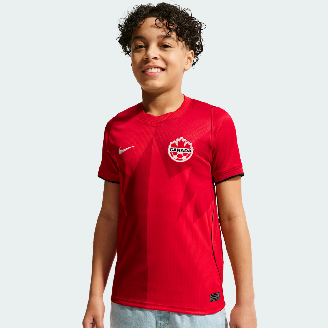 Camisa Infantil Canadá 2026/27 I - vista traseira