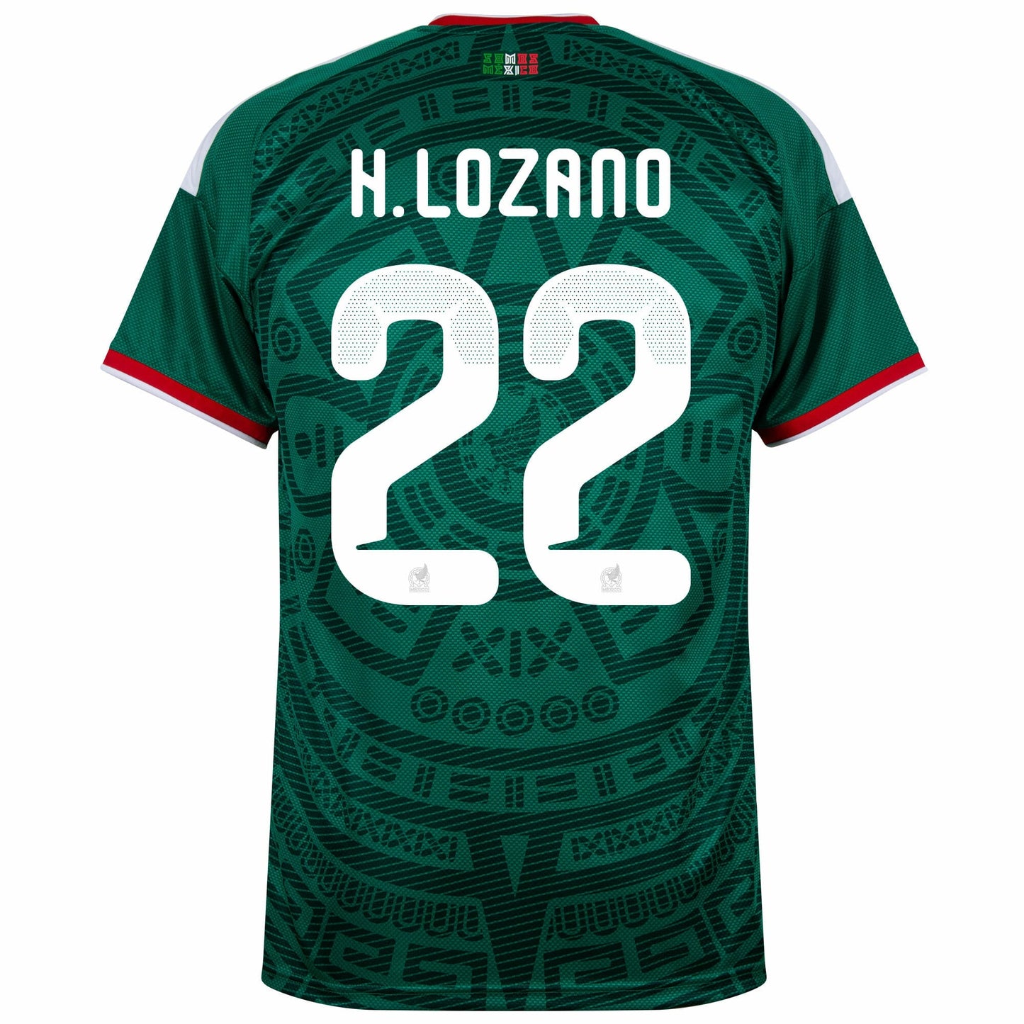 Camisa México Home Copa 2026 - #22 H. Lozano - Versão Torcedor