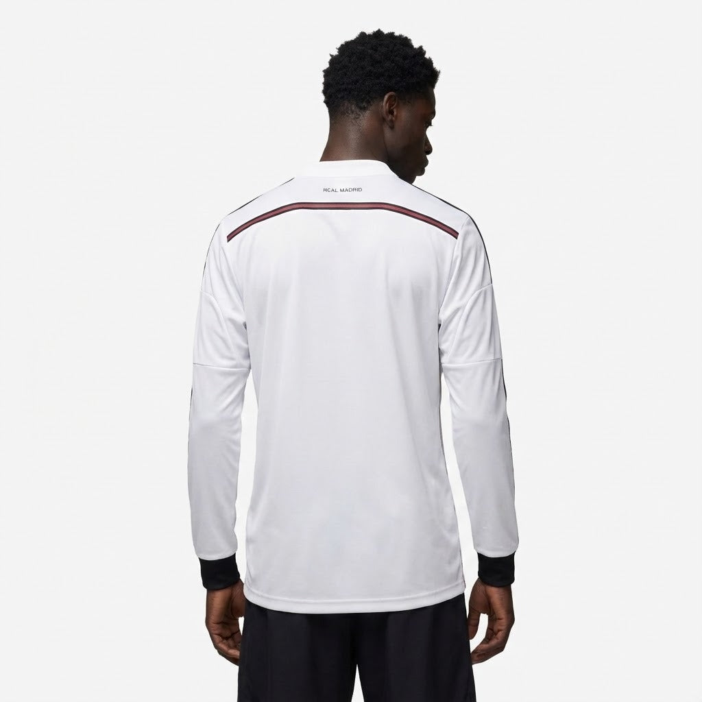 Camisa Retrô Real Madrid 2014/15 I Manga Longa - vista traseira