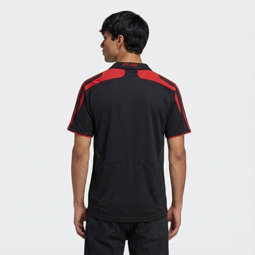 Camisa Retrô Milan 2007/08 III - vista traseira