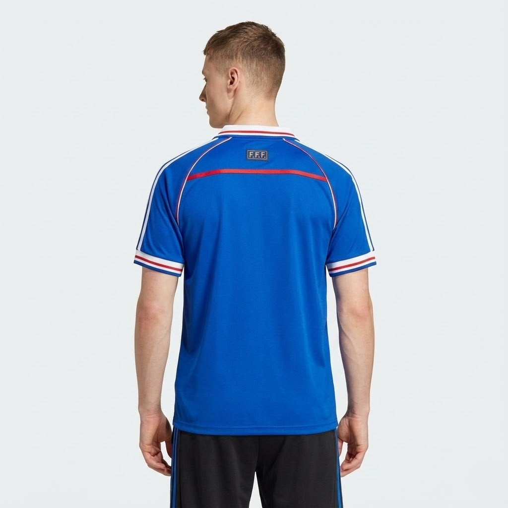 Camisa Retrô França 1998/99 I - vista traseira