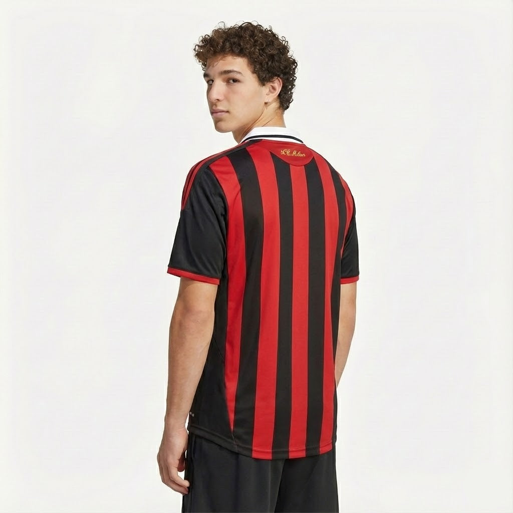 Camisa Retrô Milan 2009/10 I - vista traseira