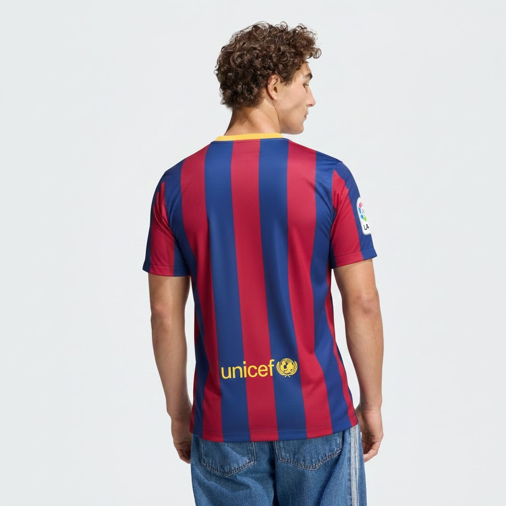 Camisa Retrô Barcelona 2013/14 I - vista traseira