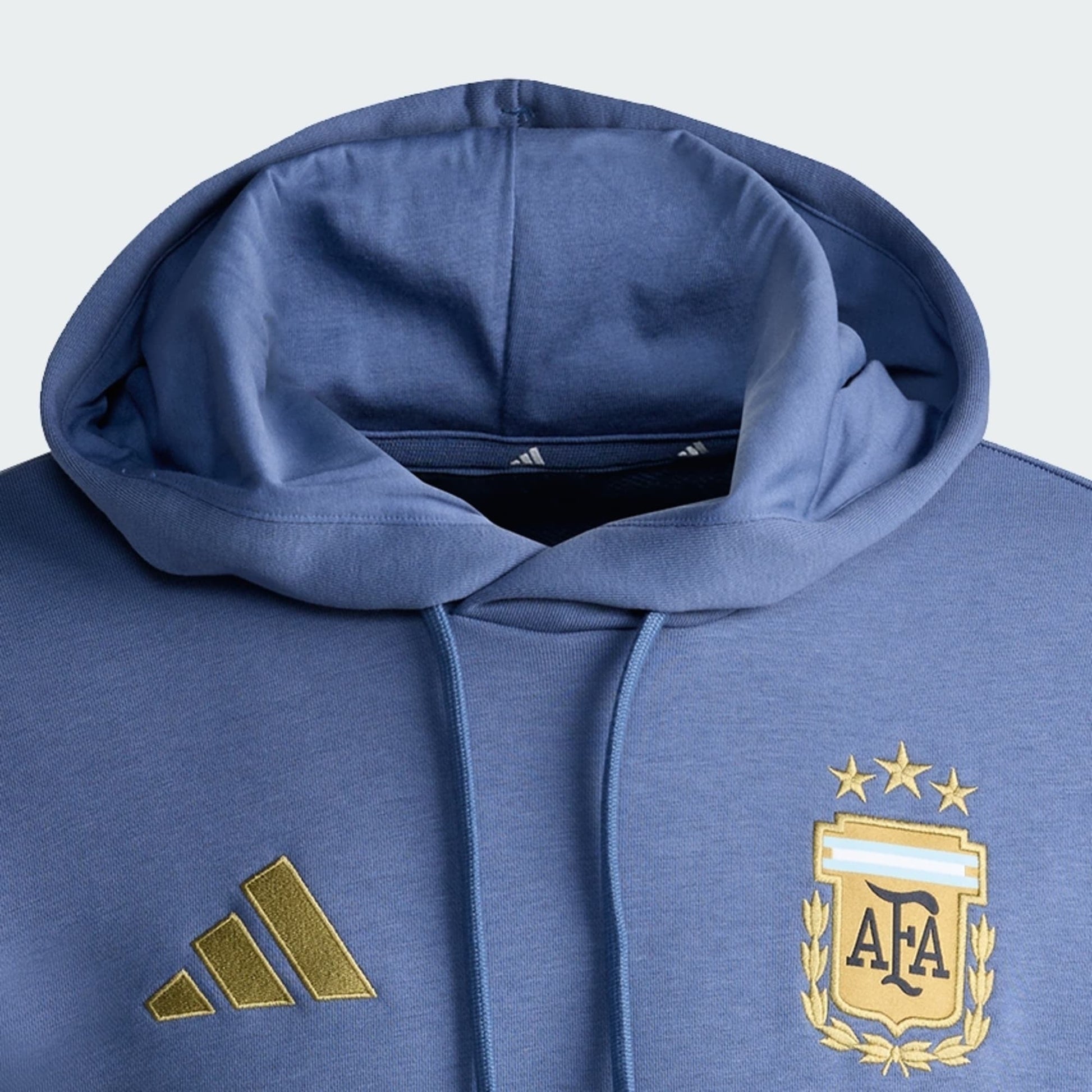 Blusa Capuz Argentina DNA - detalhe da gola