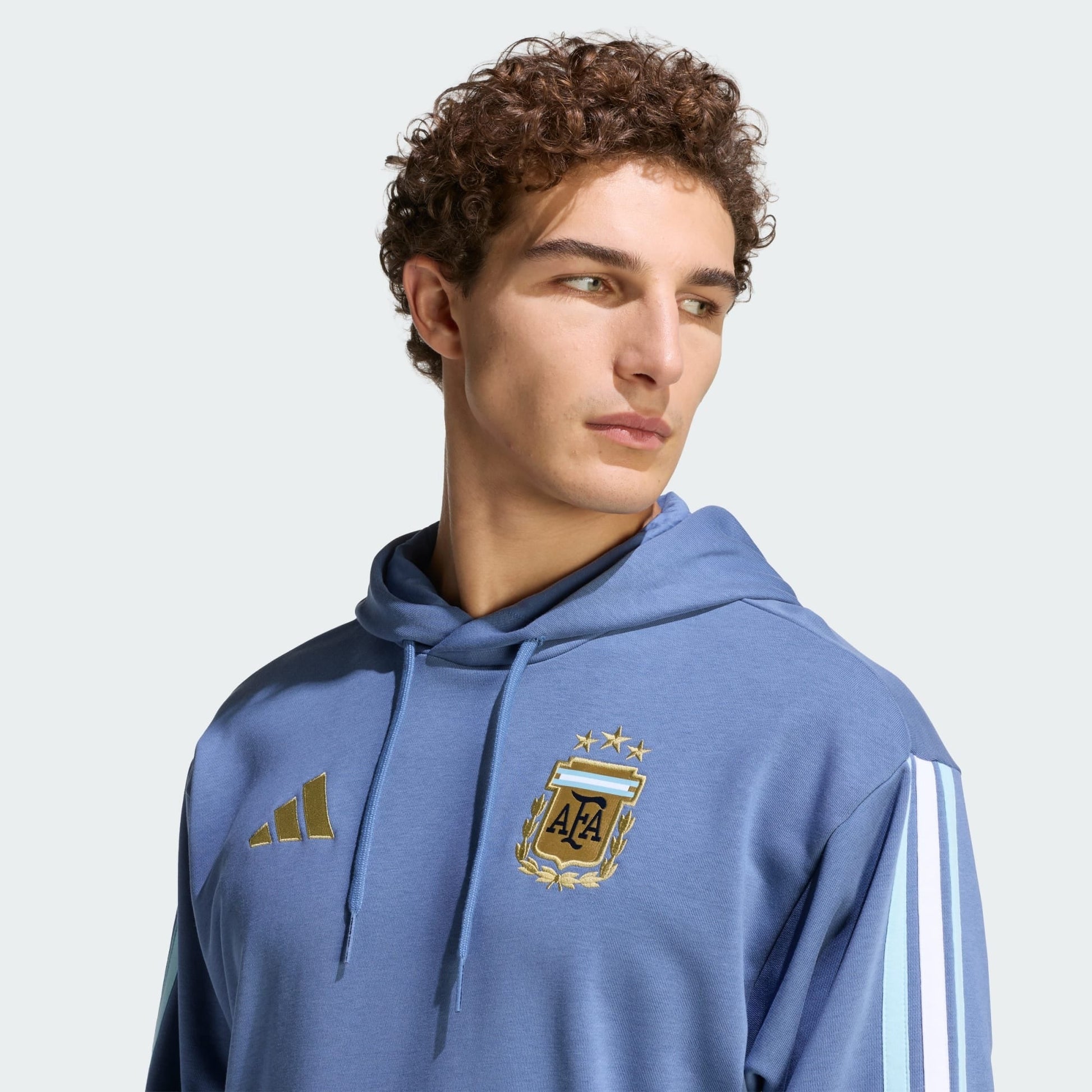 Blusa Capuz Argentina DNA - detalhe da manga