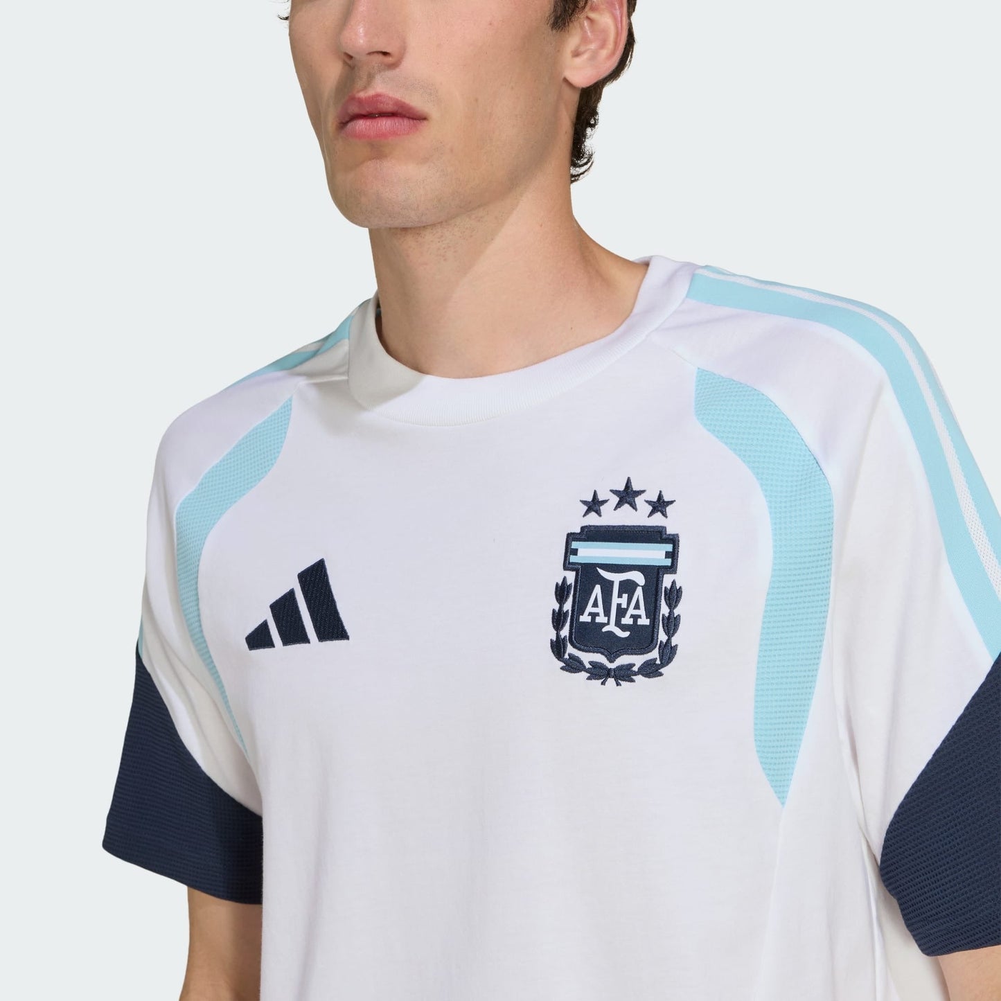 Camisa Moletom Treino Argentina 2026/27 - detalhe da gola