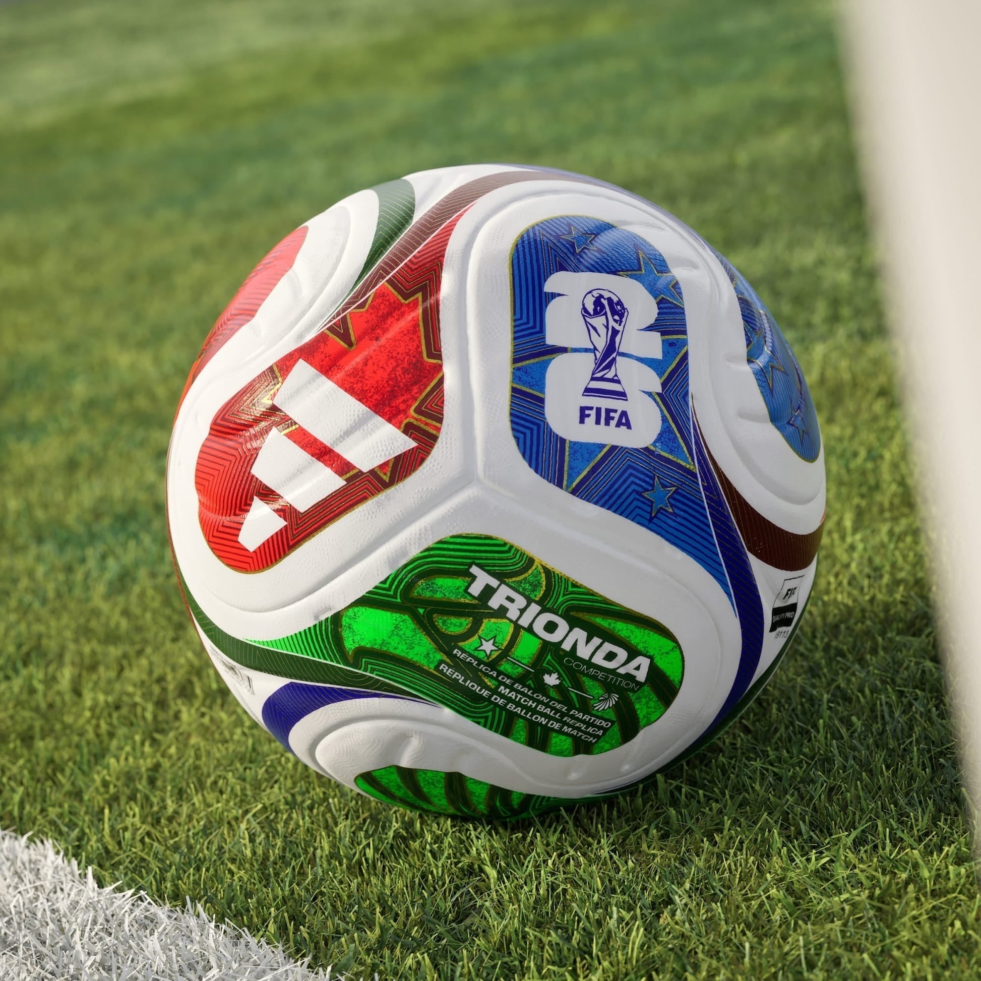 Bola Copa do Mundo FIFA 2026/27 Competição - detalhe da gola