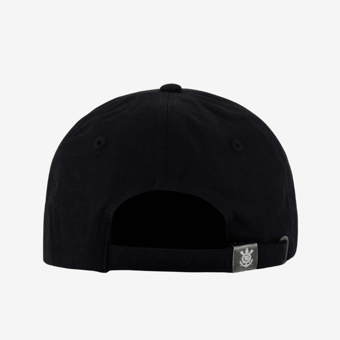 Boné Corinthians Prestige - Preto - detalhe