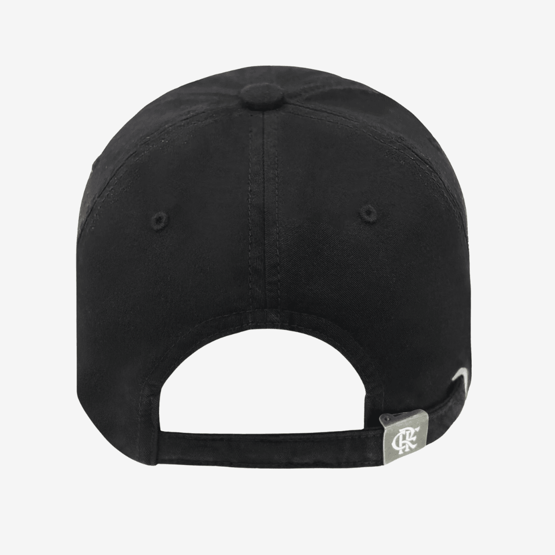 Boné Flamengo Classic CRF - Preto - vista traseira