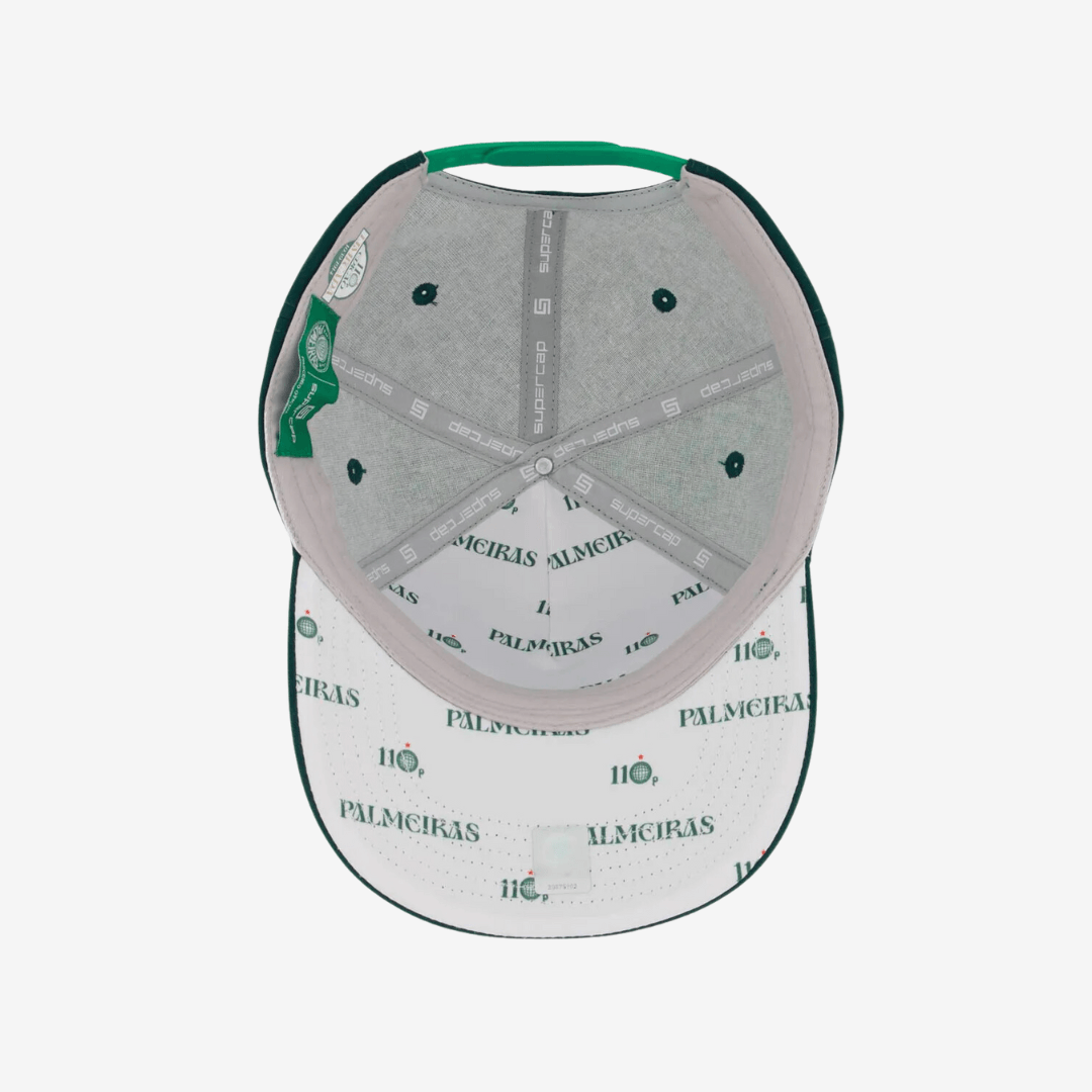 Boné Palmeiras Edição 110 Anos - Verde - detalhe da gola