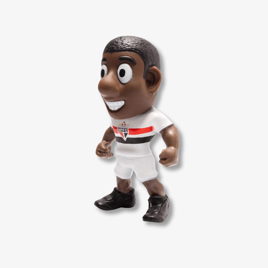 Boneco Leonidas da Silva São Paulo - vista traseira