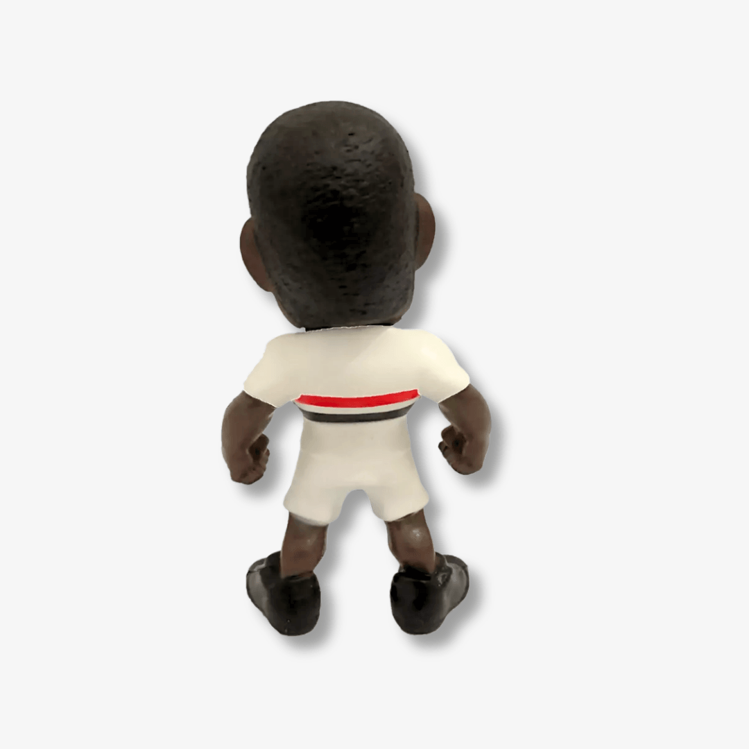 Boneco Leonidas da Silva São Paulo - detalhe da gola