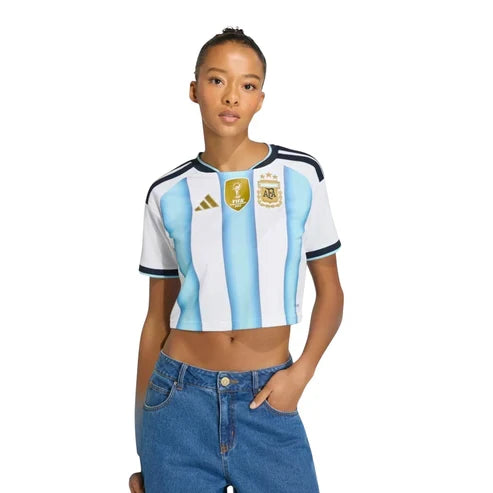 Cropped Argentina Copa do Mundo 2026 I Home - Feminina