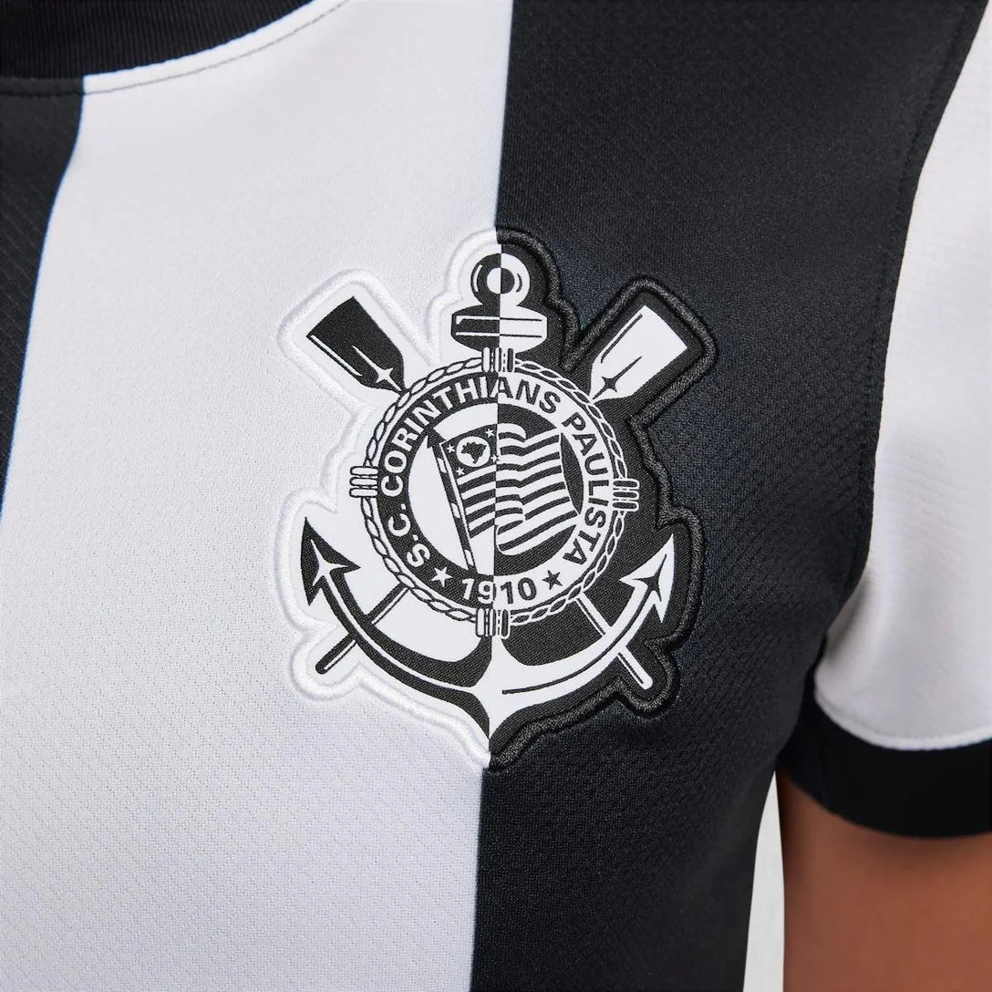 Camisa Feminina Nike Corinthians 2024/25 III Torcedor - detalhe da manga