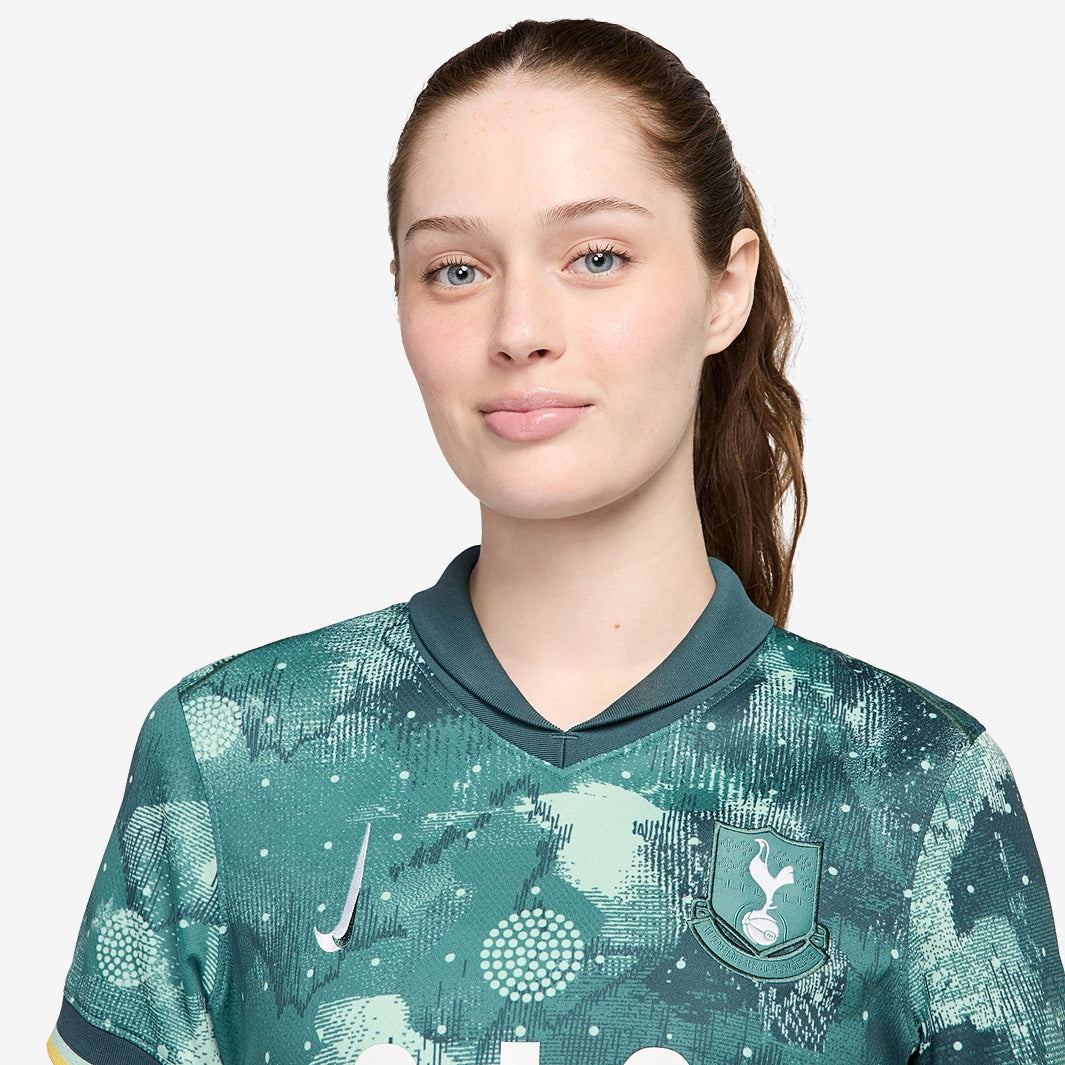 Camisa Feminina Nike Tottenham FC 2024/25 III - detalhe da gola