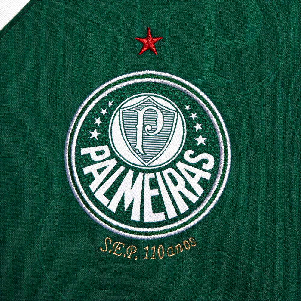Camisa Feminina Puma Palmeiras 2024/25 I - detalhe da gola