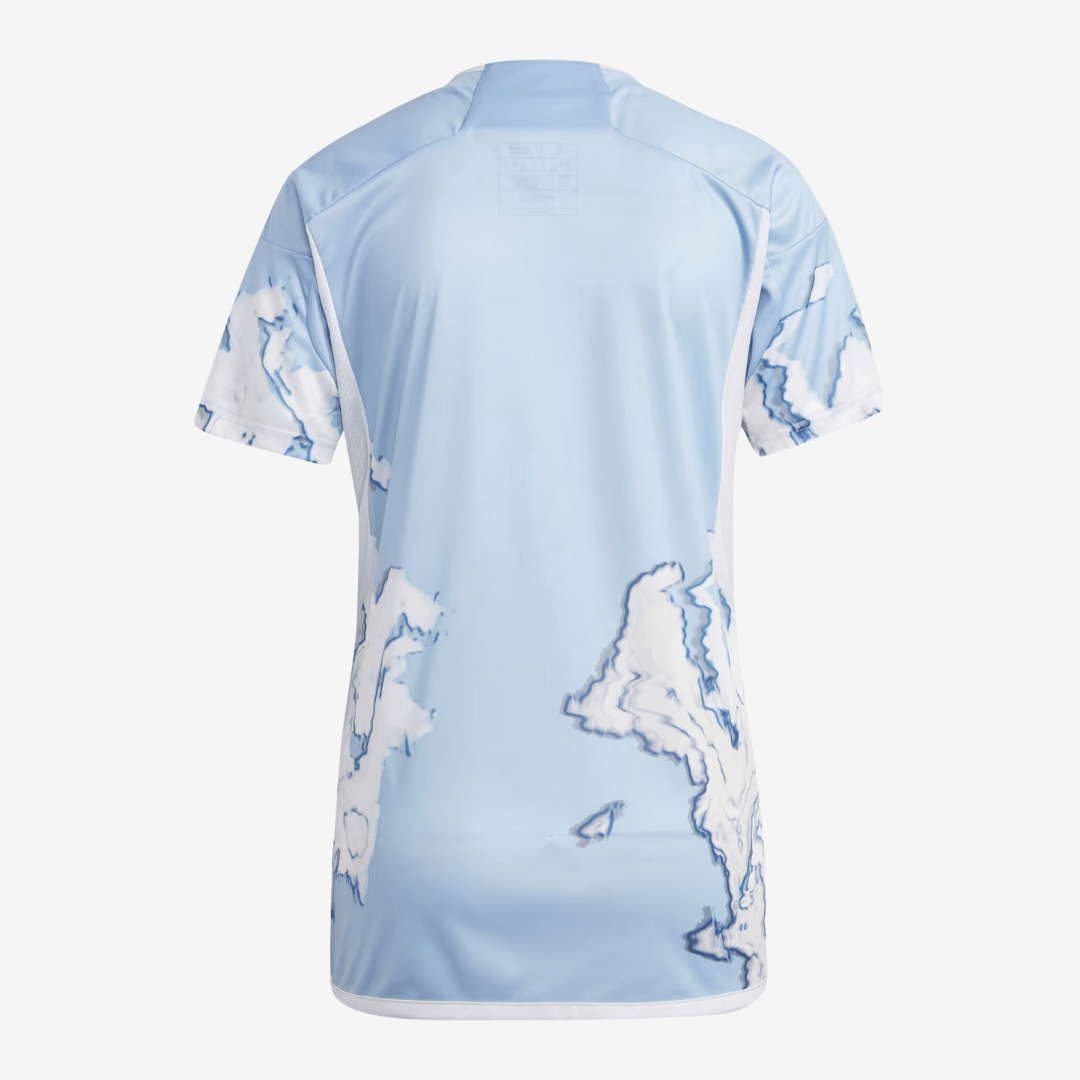 Camisa Feminina Adidas Bélgica 2023 II - vista traseira
