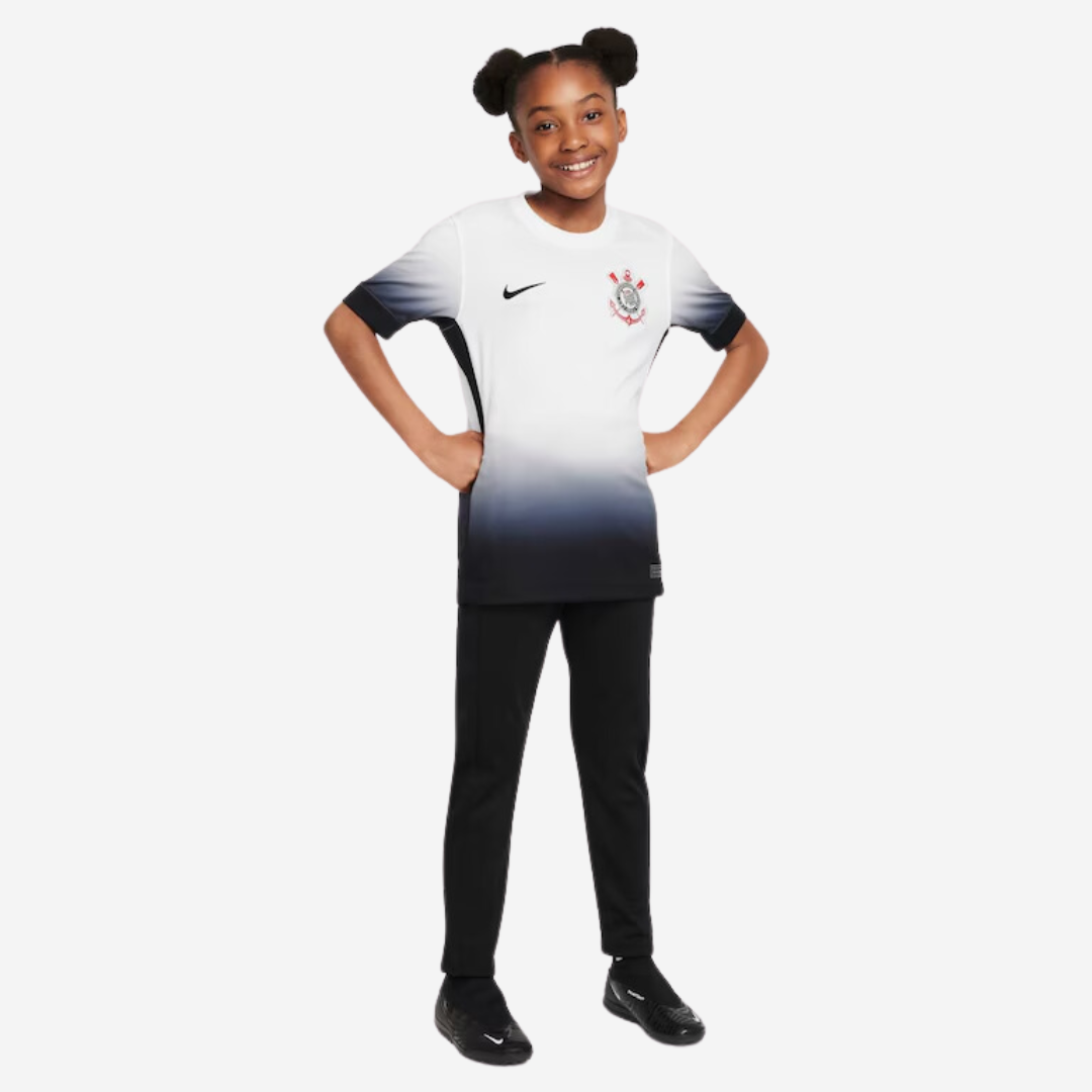 Camisa Infantil Nike Corinthians 2024/25 I Torcedor - detalhe da manga