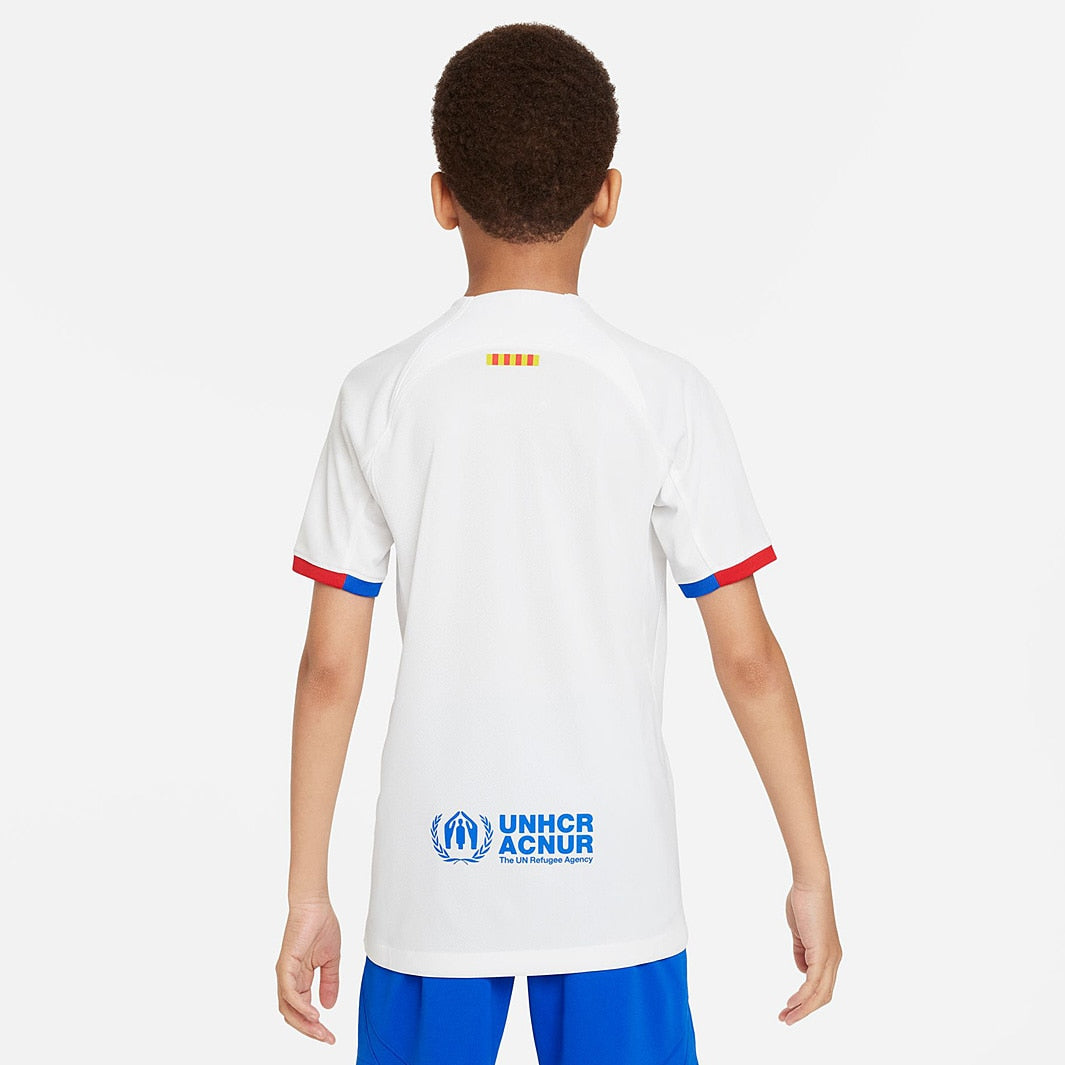 Camisa Infantil Nike FC Barcelona 2023/24 II - detalhe
