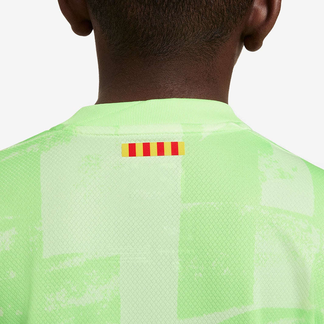 Camisa Infantil Nike FC Barcelona 2024/25 III - etiqueta