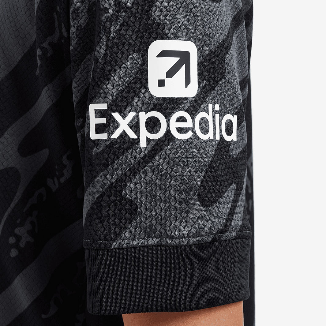 Camisa Kids Nike Liverpool FC 2024/25 III Torcedor - detalhe da manga