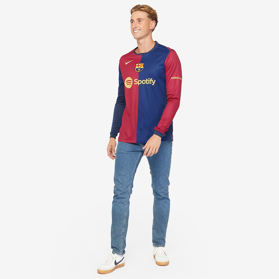 Camisa Manga Longa Nike FC Barcelona 2024/25 Torcedor - vista traseira