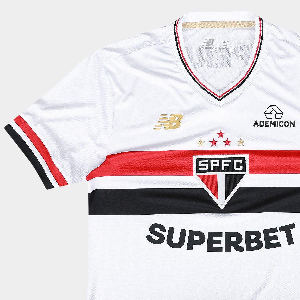 Camisa New Balance São Paulo 2025/26 I Pablo Maia N° 29 - detalhe
