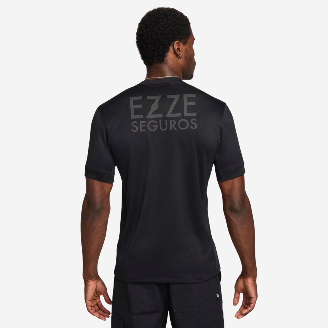 Camisa Nike Corinthians 2024/25 II Torcedor Com Patrocínios - detalhe da manga