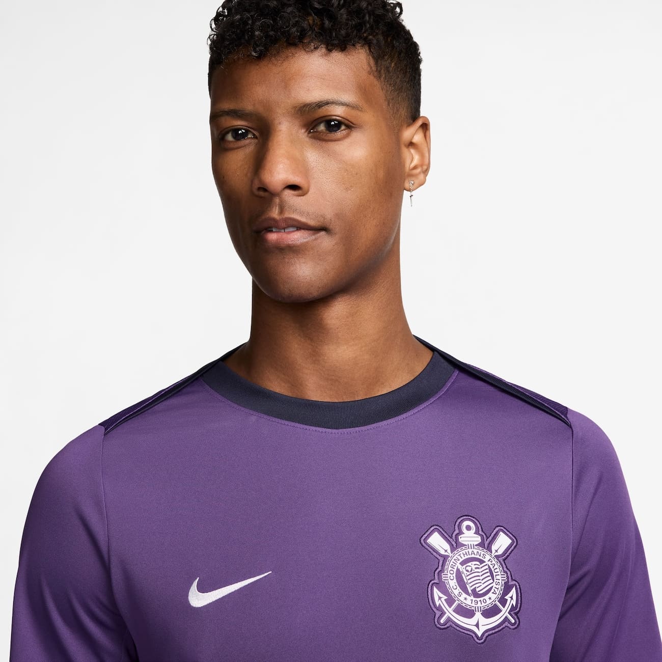 Camisa Nike Corinthians 2025/26 Treino - detalhe