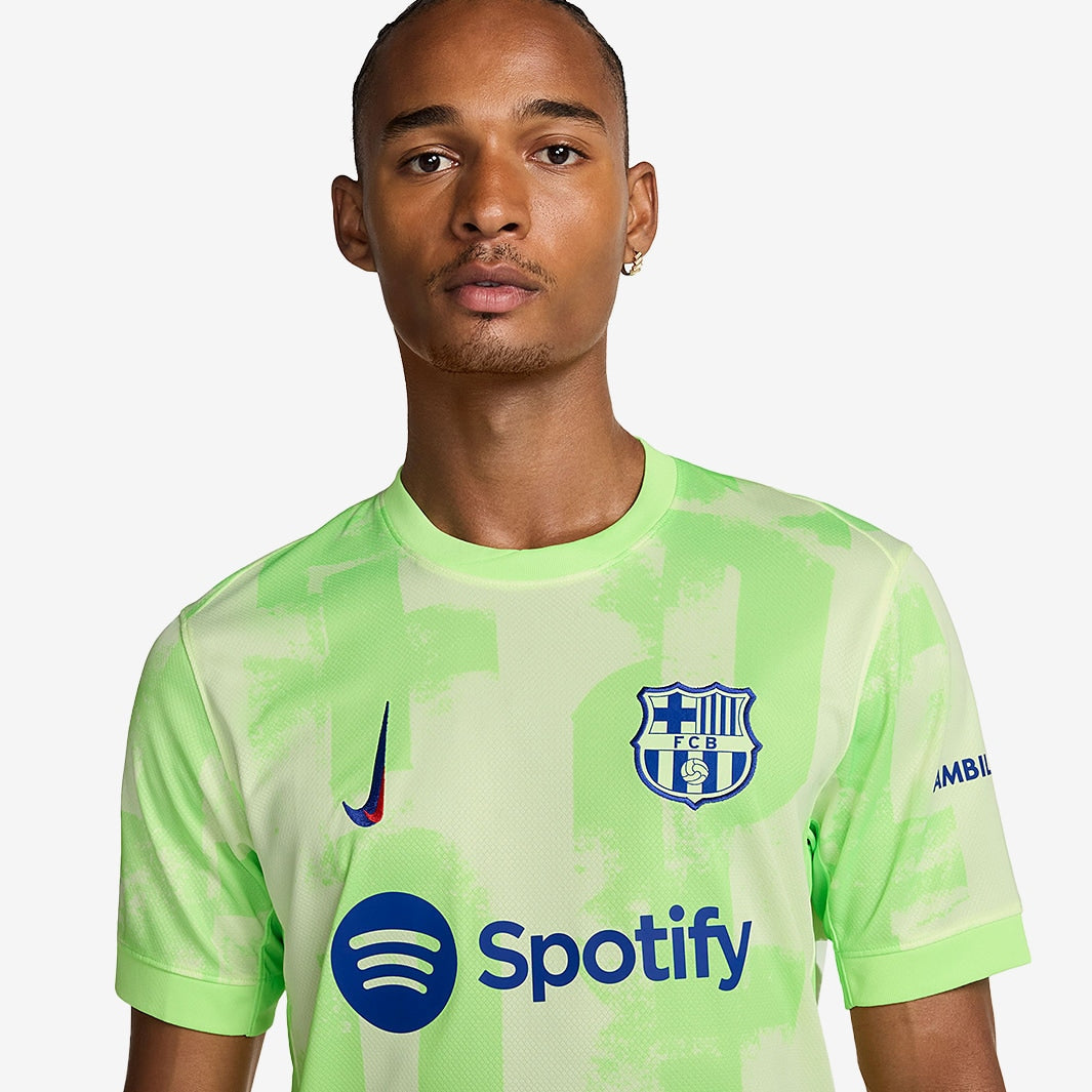 Camisa Nike FC Barcelona 2024/25 III Jogador - detalhe da gola