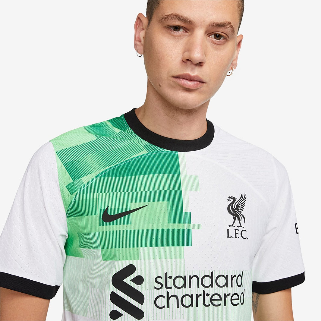 Camisa Nike Liverpool FC 2023/24 II Jogador - detalhe da gola