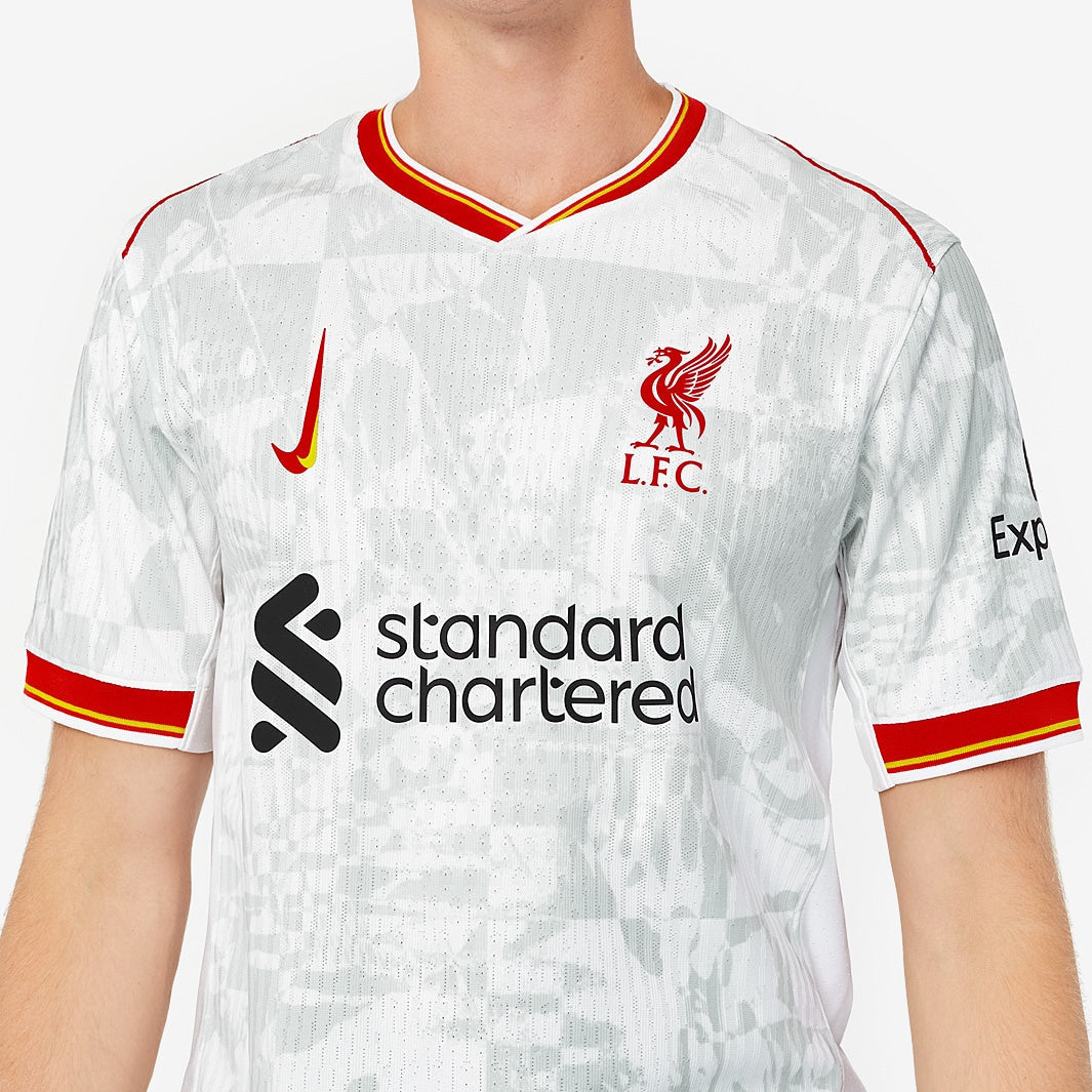 Camisa Nike Liverpool FC 2024/25 III Jogador - detalhe da gola