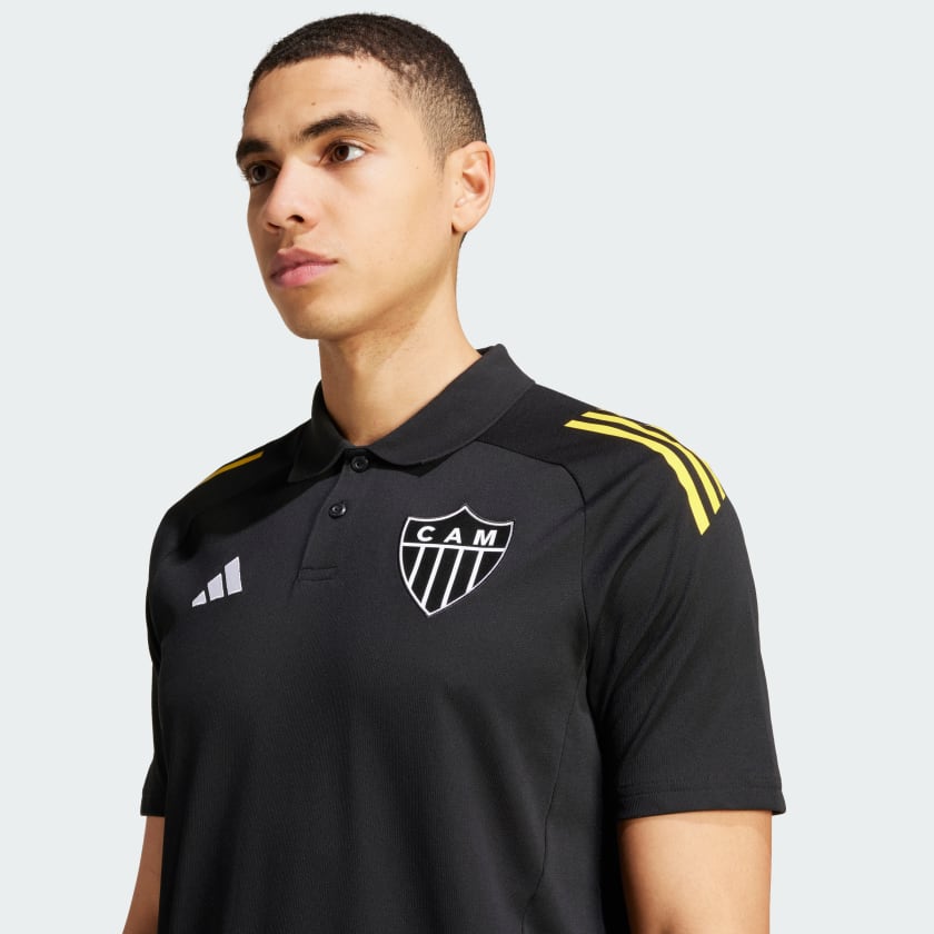 Camisa Polo Adidas Atlético Mineiro Tiro - vista traseira