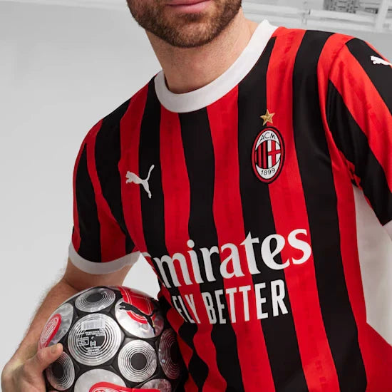 Camisa Puma AC Milan 2024/25 I - detalhe