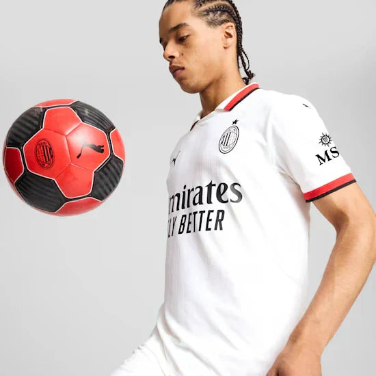 Camisa Puma AC Milan 2024/25 II - detalhe da gola