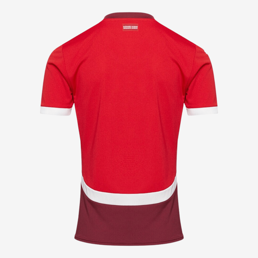 Camisa Puma Suiça 2024 I - vista traseira