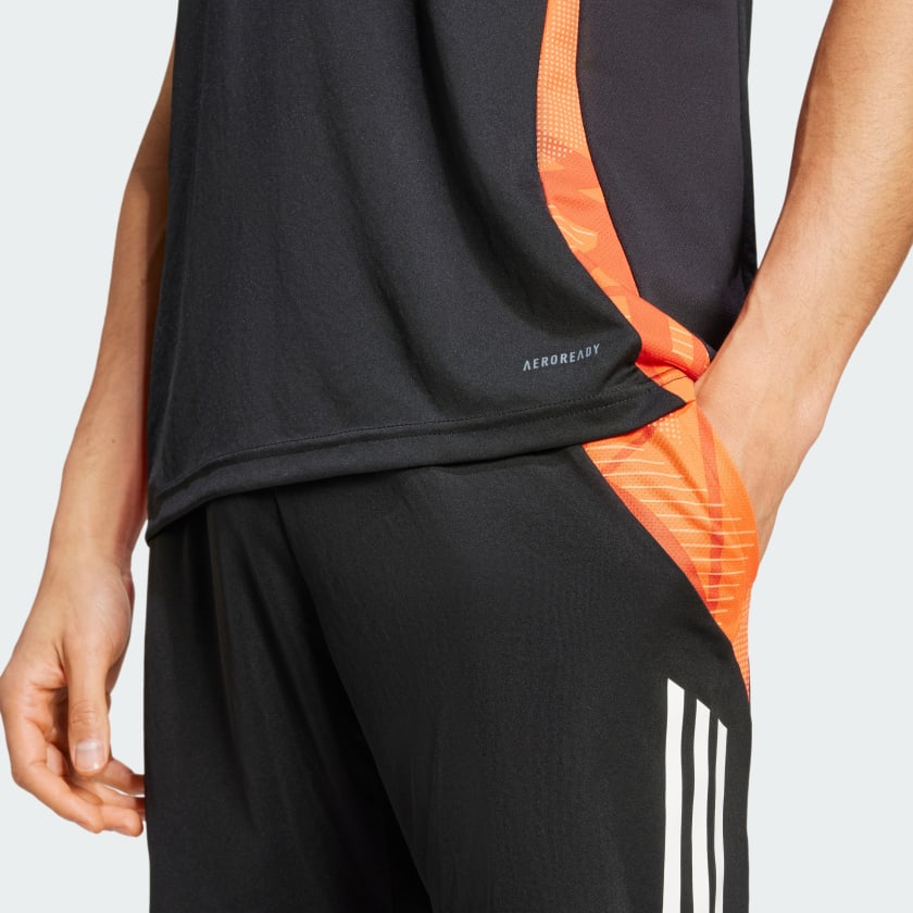 Camisa Treino Adidas Atlético Mineiro 2024/25 Tiro Competition - detalhe da gola