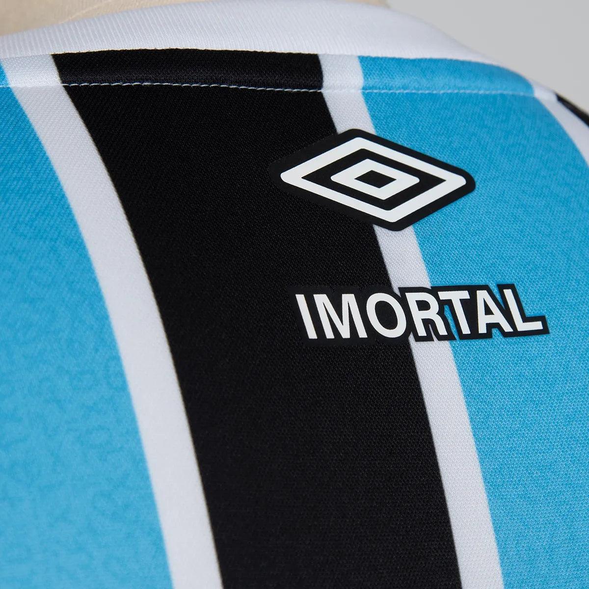 Camisa Umbro Grêmio 2024/25 I - detalhe da gola