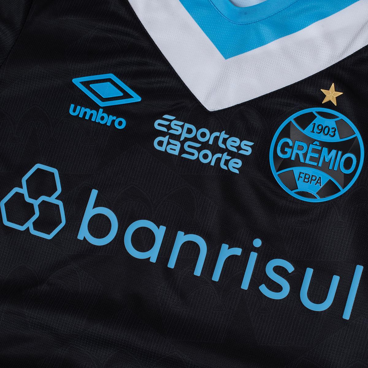 Camisa Umbro Grêmio 2024/25 III Jogador - detalhe da gola