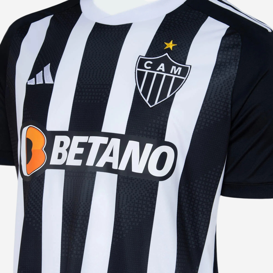 Camisa Adidas Atlético Mineiro 2024/25 I - detalhe da gola
