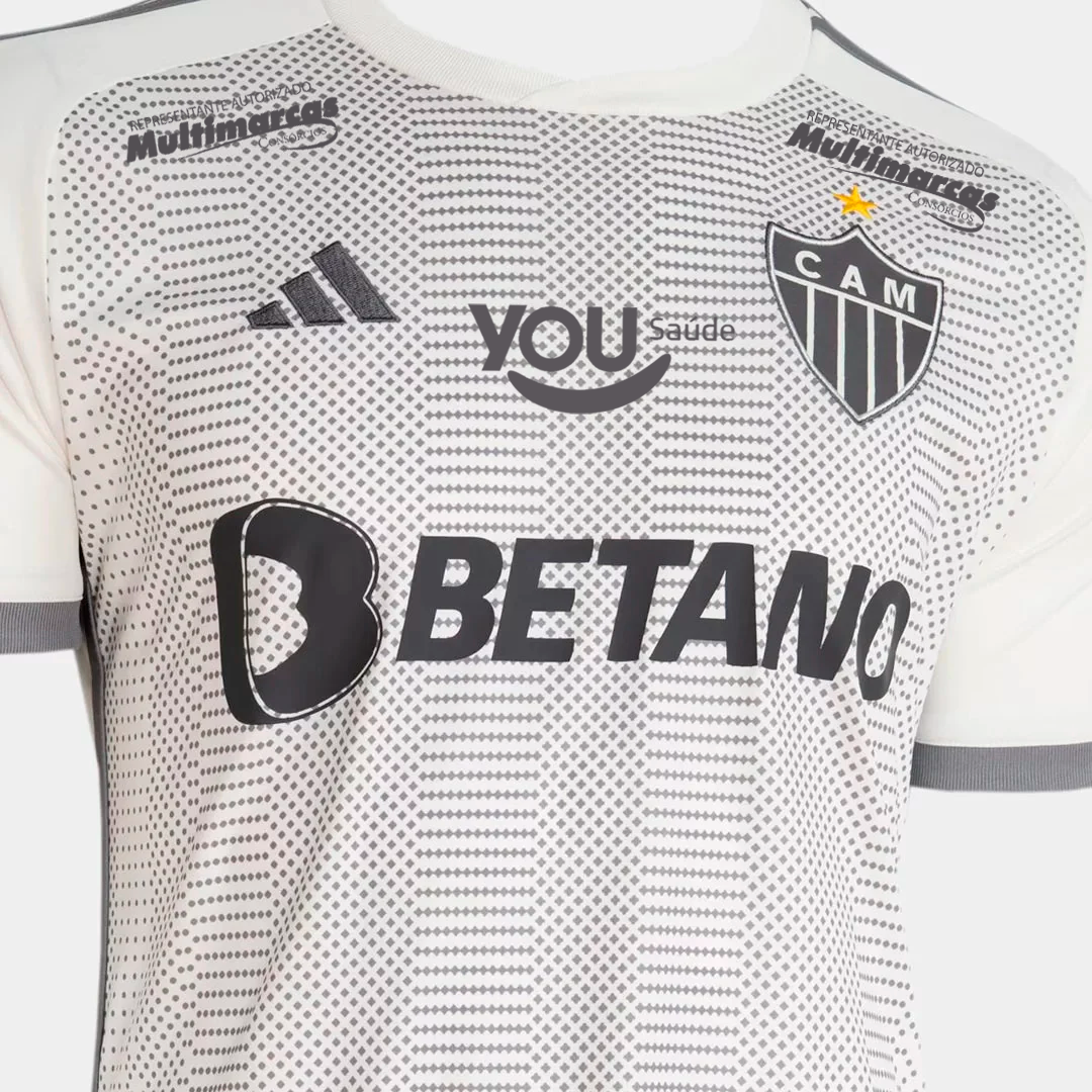 Camisa Adidas Atlético Mineiro 2024/25 II Com Patrocínios - vista traseira