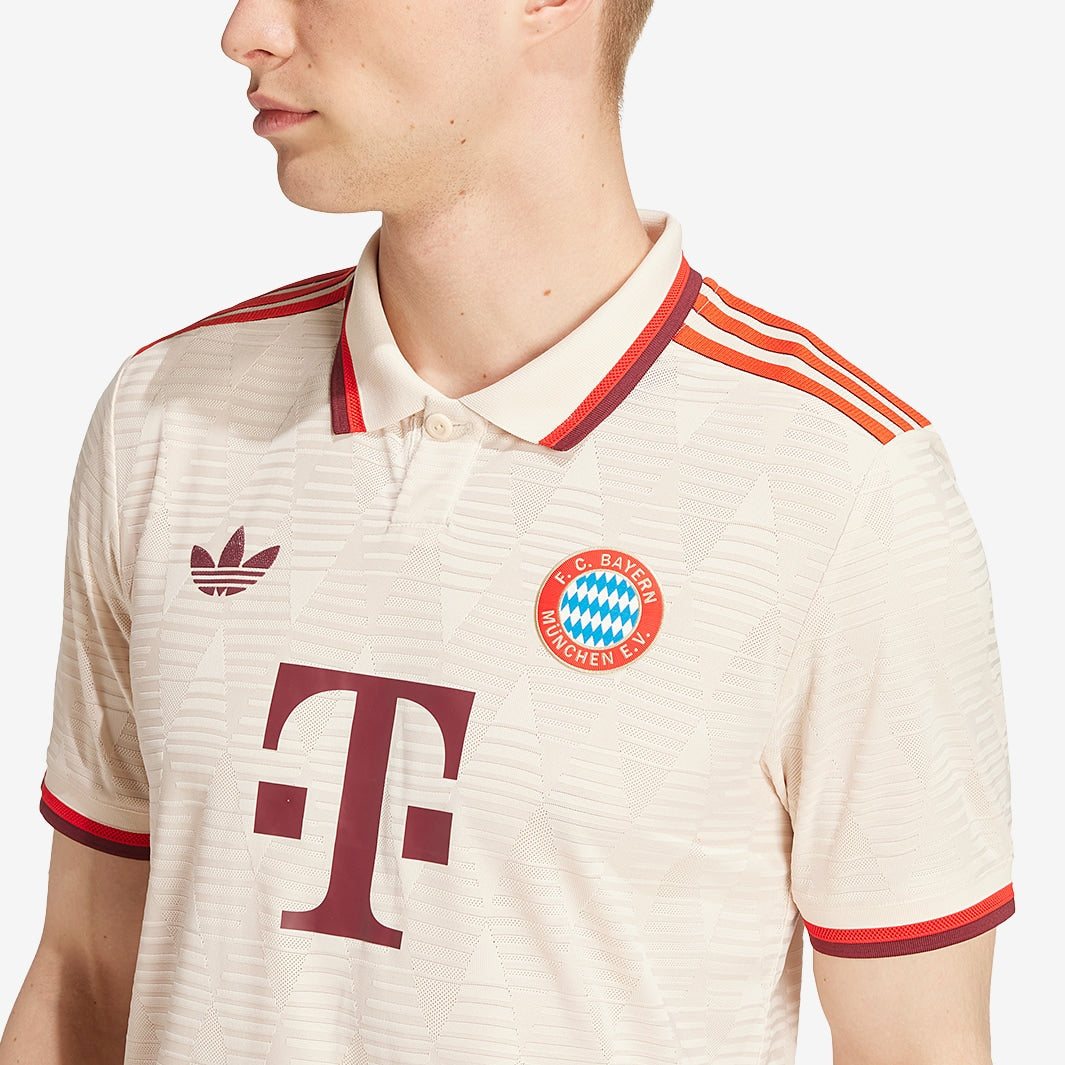 Camisa Adidas Original Bayern de Munique 2024/25 III Authentic - detalhe da gola