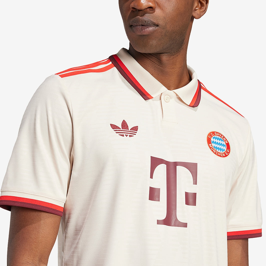 Camisa Adidas Original Bayern de Munique 2024/25 III Torcedor - detalhe da manga