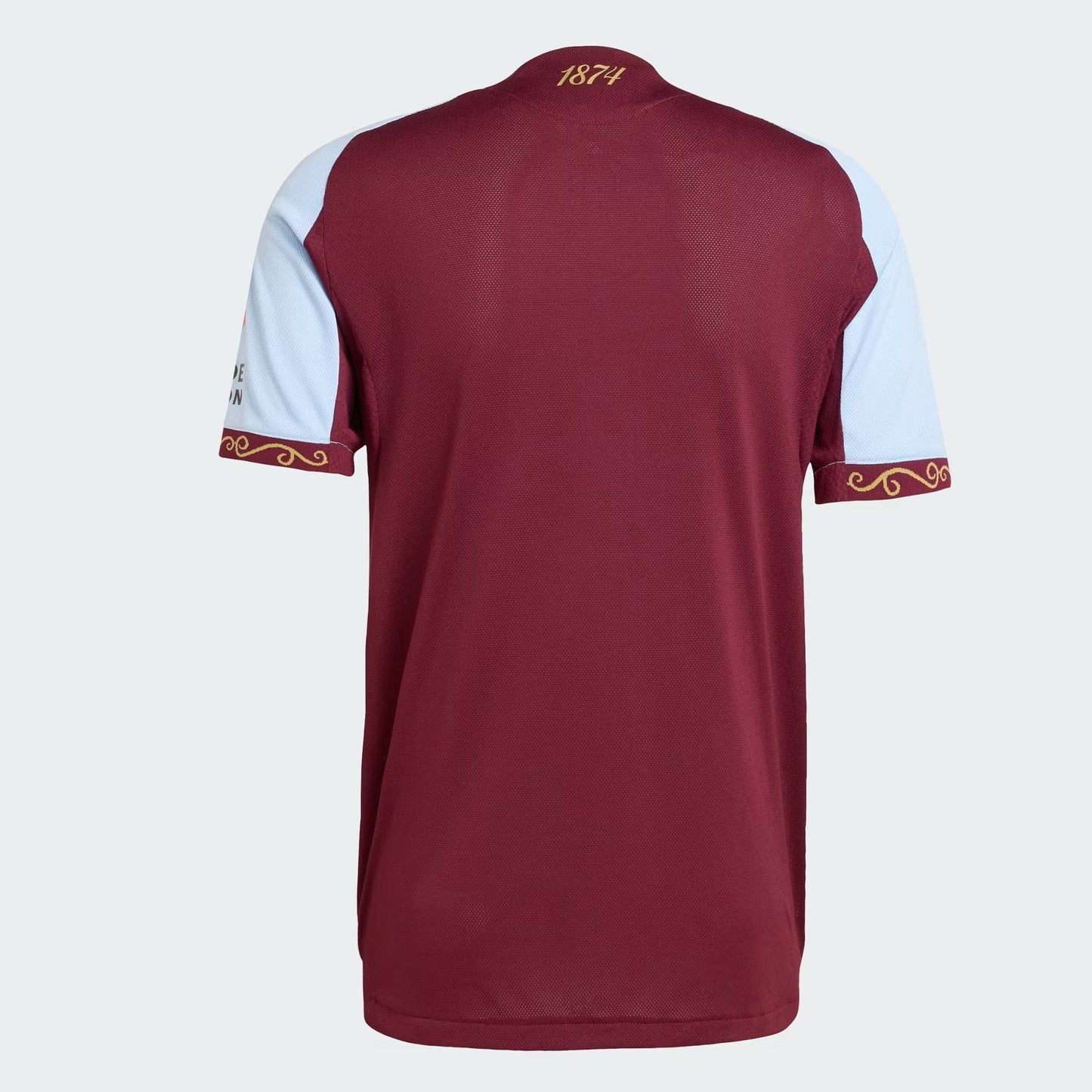 Camisa Aston Villa 2025/26 I - detalhe da manga