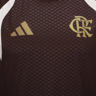 Camisa Flamengo Treino Atleta 2026 - detalhe da gola