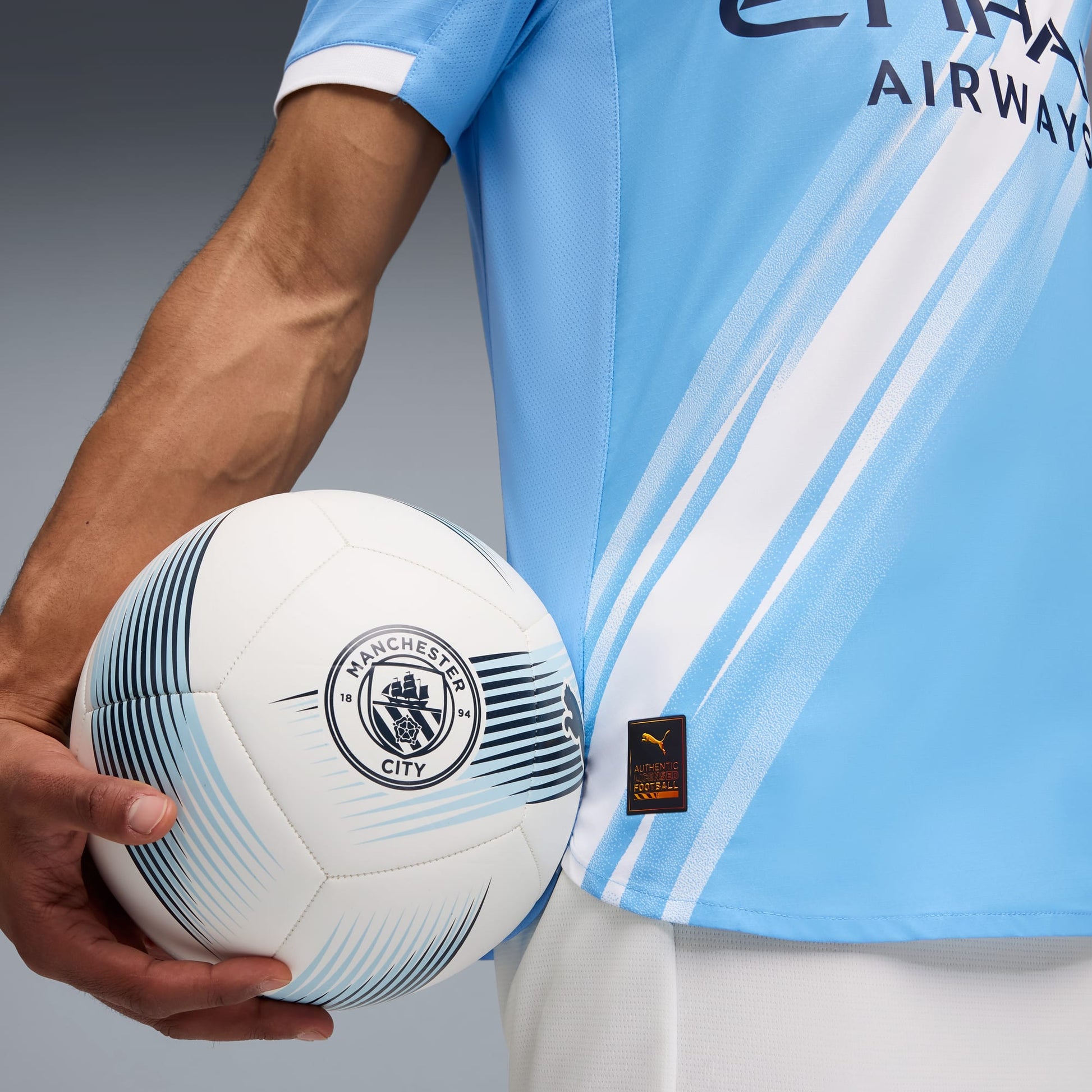 Camisa Manchester City 2025/26 I - etiqueta
