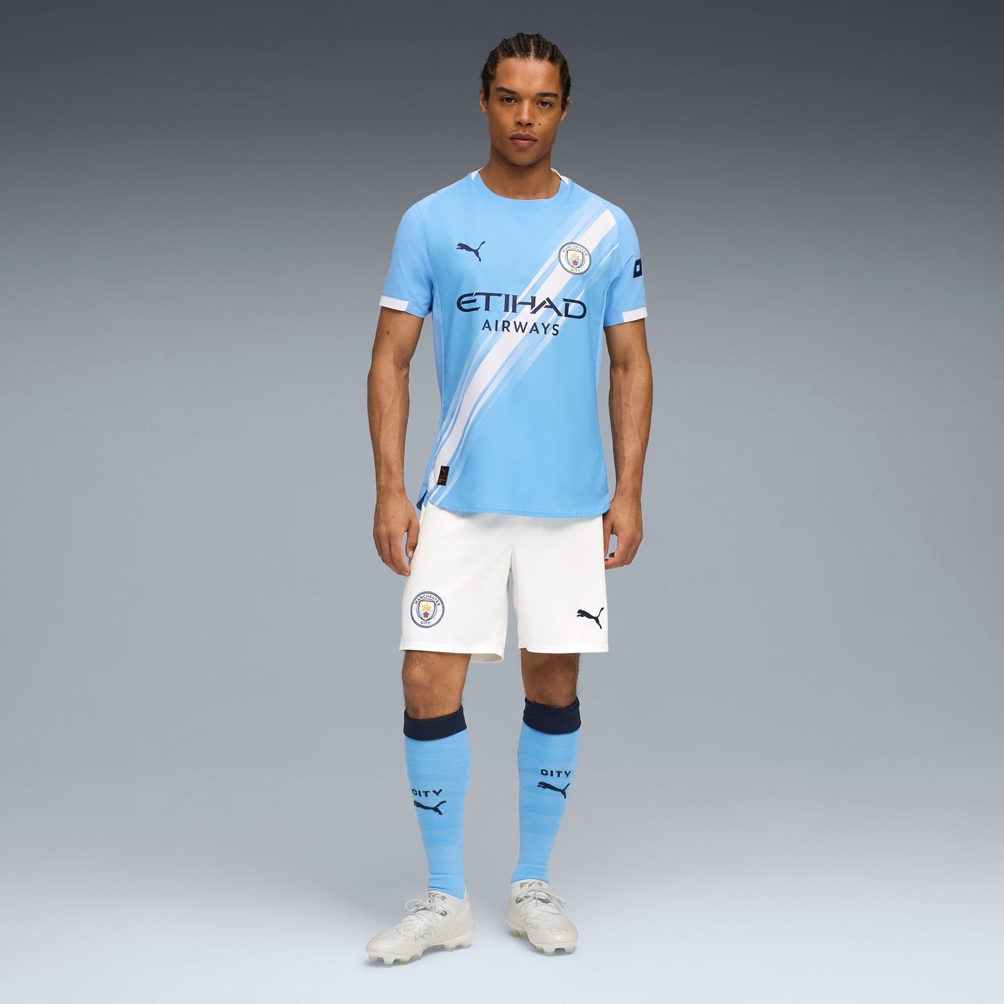 Camisa Manchester City 2025/26 I - detalhe da gola